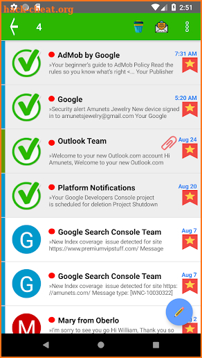 Email App for Any Mail - Dotmail screenshot