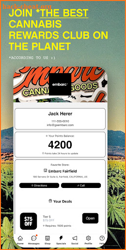 Embarc Cannabis Dispensary screenshot