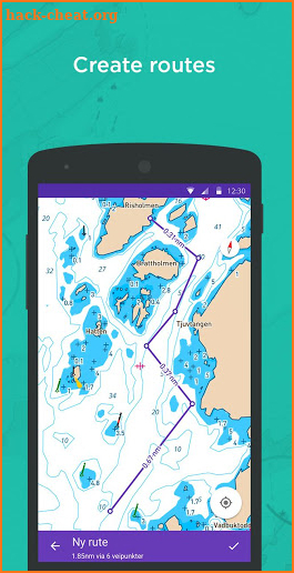 Embark: Offline, personal nautical maps & weather screenshot