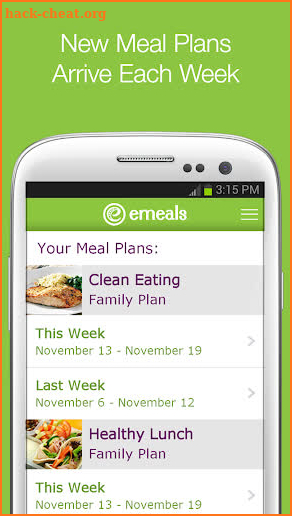 eMeals - Meal Planning Recipes & Grocery List screenshot