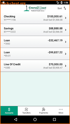 Emerald Coast FCU Mobile screenshot