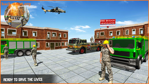 Emergency Fire Truck Army Rescue Driving Simulator screenshot