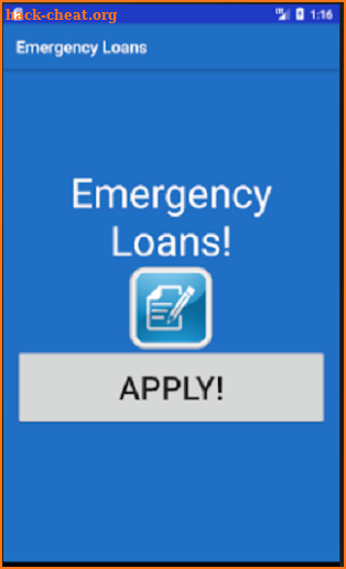 Emergency Loans screenshot