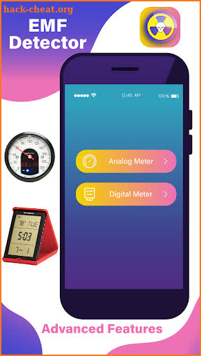 Emf Detector : Emf Meter & EMF radiation detector screenshot