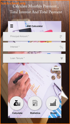 EMI Calculator screenshot