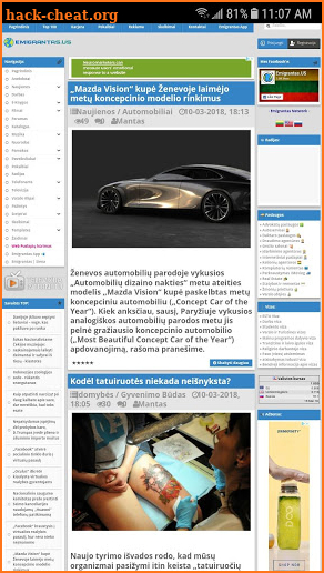 Emigrantas screenshot