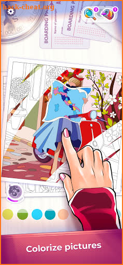 Emily's Stories: Coloring Book screenshot