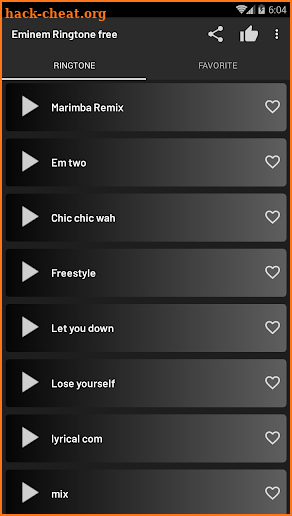 Eminem Ringtones free screenshot
