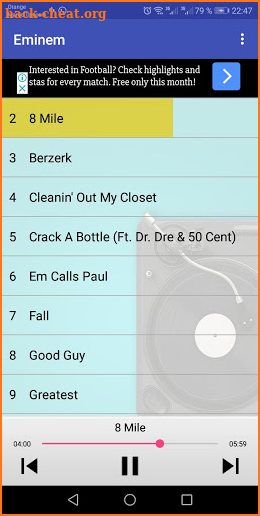 Eminem Songs screenshot