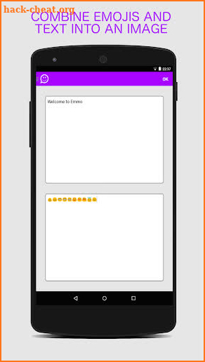 Emmo - Emojis and text screenshot