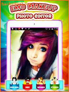 Emo Makeup Photo Editor screenshot