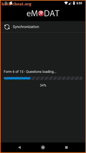 eMODAT Mobile Forms screenshot