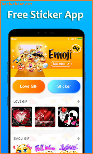 Emoji & Love Stickers GIF for Chatting screenshot