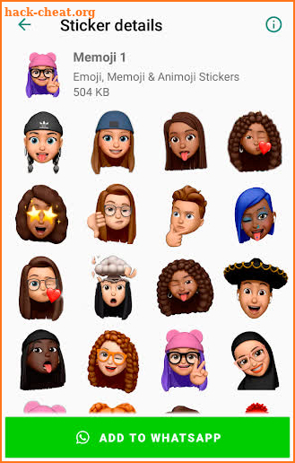 Emoji & Memoji Stickers for WhatsApp WAStickerApps screenshot