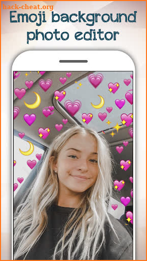 Emoji Background Photo Editor screenshot