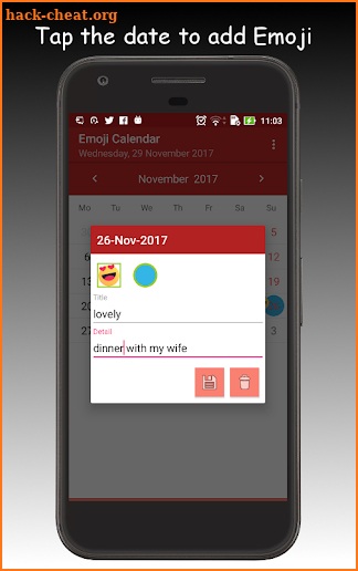 Emoji Calendar screenshot