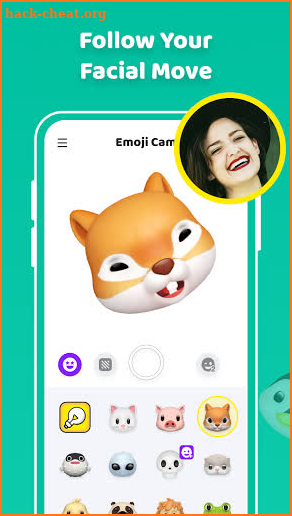 Emoji Cam-3D Animoji, Cartoon yourself&Anime games screenshot