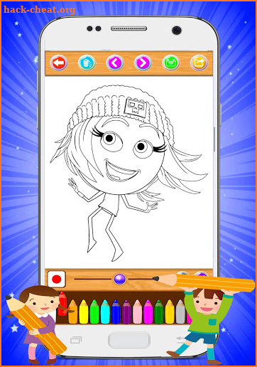 Emoji Coloring Pages screenshot