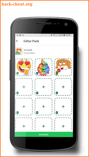 Emoji editor sticker - WAStickerApps screenshot