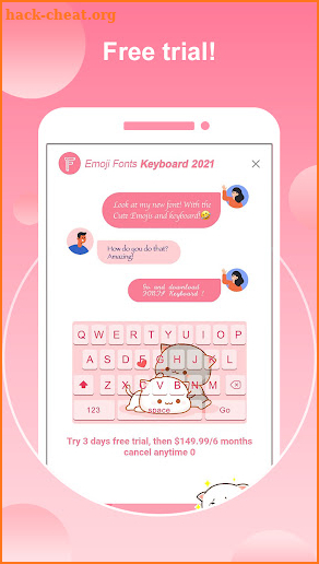 Emoji Fonts Keyboard 2021 - Cool Fonts Style screenshot