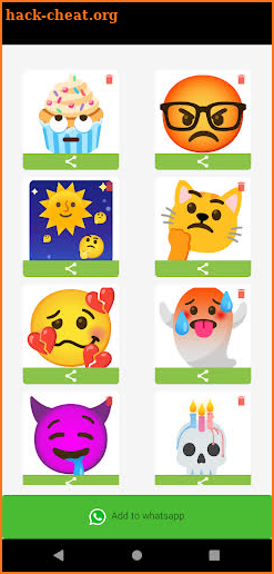 Emoji mix wasticker maker screenshot