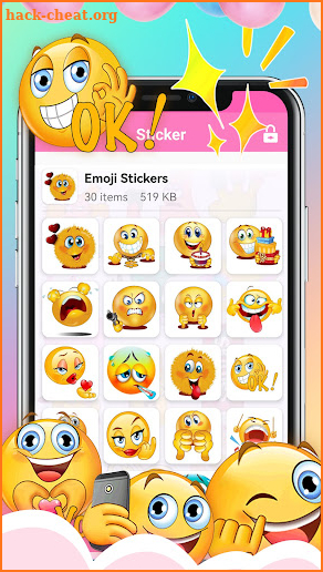 Emoji Rose BirthdayGif&Sticker screenshot