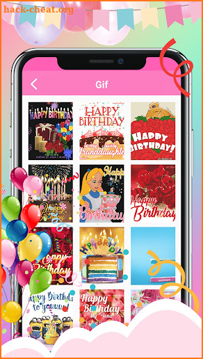 Emoji Rose BirthdayGif&Sticker screenshot