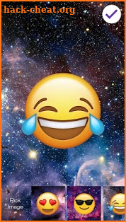 Emoji Space PIN Screen Lock screenshot