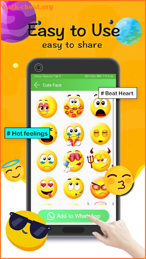 Emoji Sticker - Funny For WhatsApp screenshot