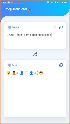 Emoji Translator - Human Language Text to Emoji screenshot