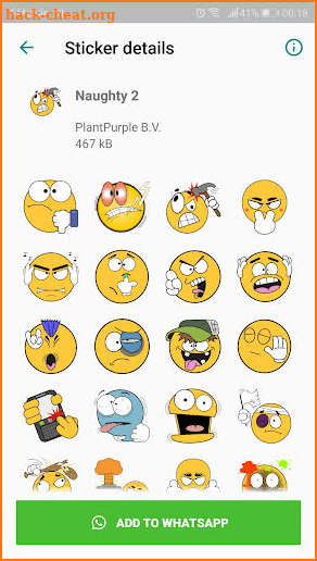 Emojidom Adult Stickers (WAStickerApps) screenshot