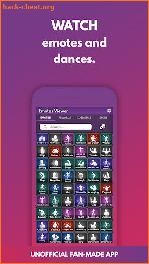 Emotes Viewer for PUBG (Cosmetics, Store and more) screenshot