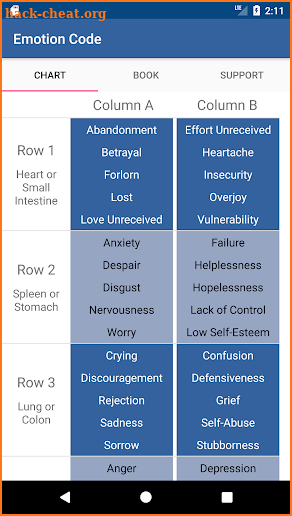 Emotion Code screenshot