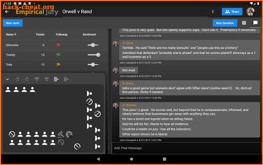 Empirical Jury Selection screenshot