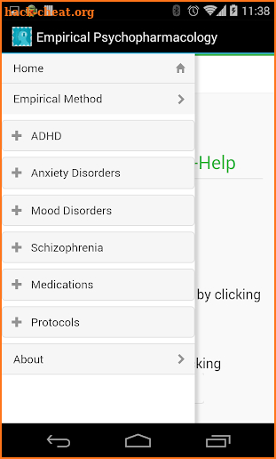 Empirical Psychopharmacology screenshot