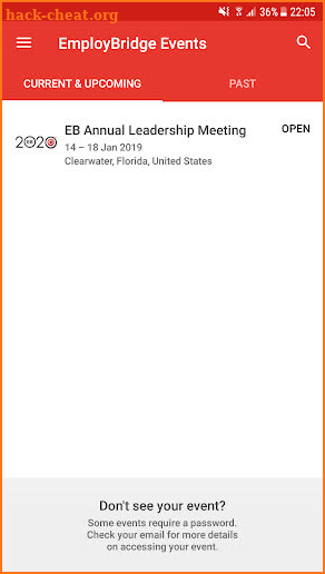EmployBridge Events screenshot