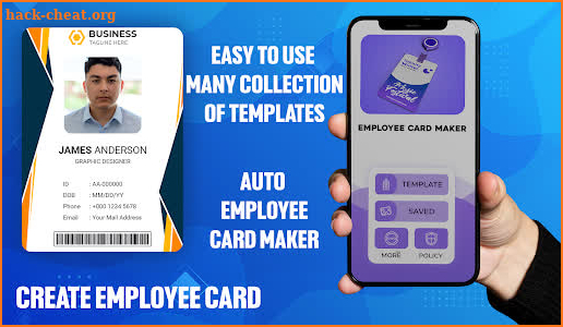 Employee ID Card Maker screenshot