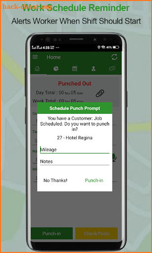 Employee Time Clock w/ GPS, Scheduling & Messaging screenshot