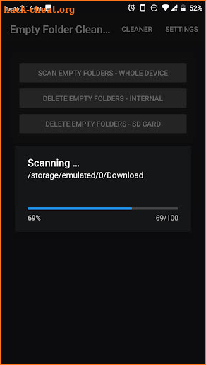 Empty Folder Cleaner screenshot