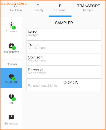 EMS Protocol screenshot