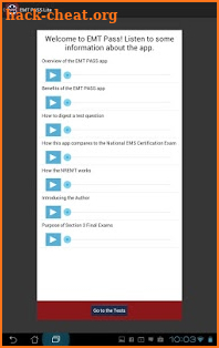 EMT PASS screenshot