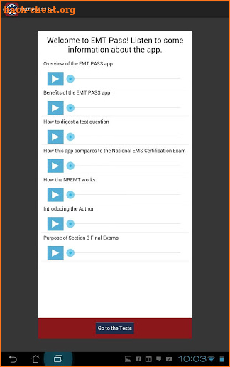 EMT PASS Lite screenshot