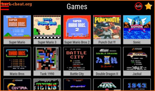 Emulator NES - Arcade Classic Games screenshot