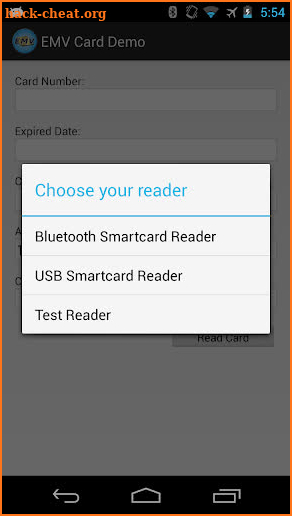 EMV Card Demo screenshot
