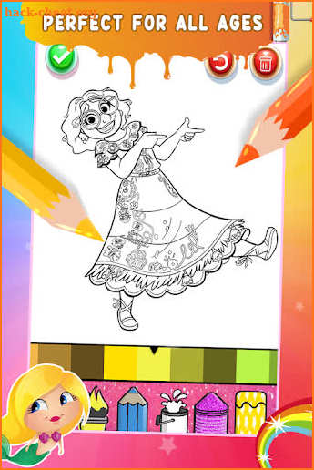 Encanto coloring book screenshot