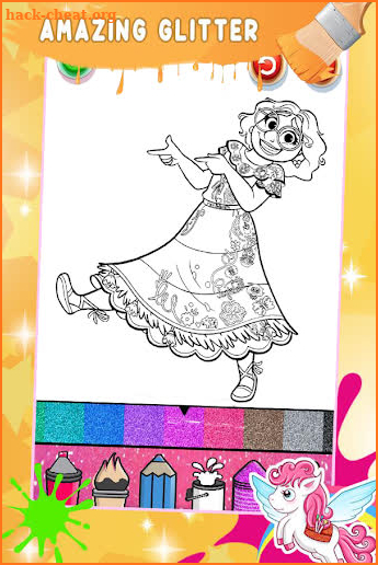 Encanto Coloring Mirabel Book screenshot