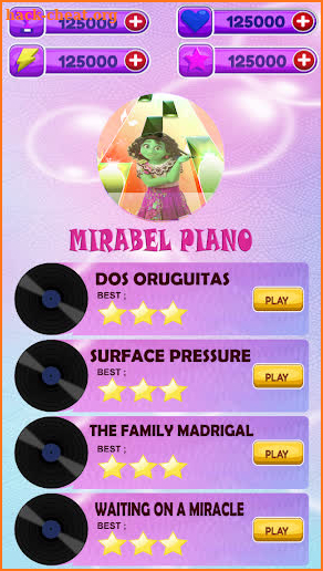 Encanto Piano Game screenshot