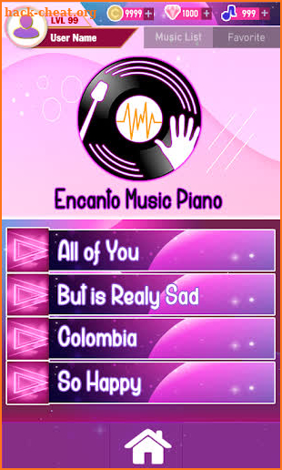 Encanto Piano Tiles Bruno screenshot