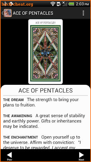 Enchanted Tarot screenshot