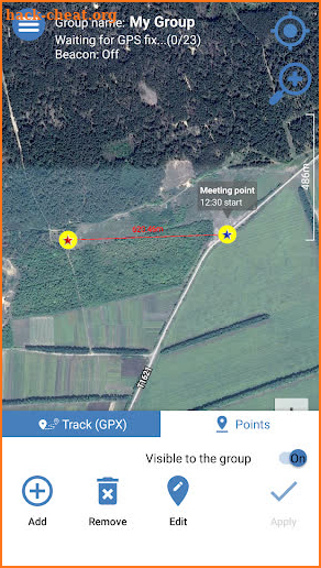 Enduro Tracker - real-time GPS tracker screenshot